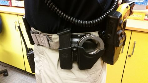 Police officers under fire