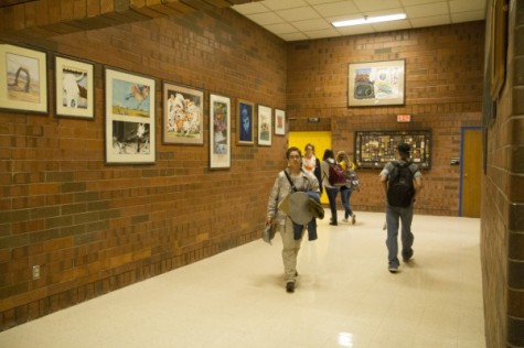 Students and teachers try to get more artwork in hallways