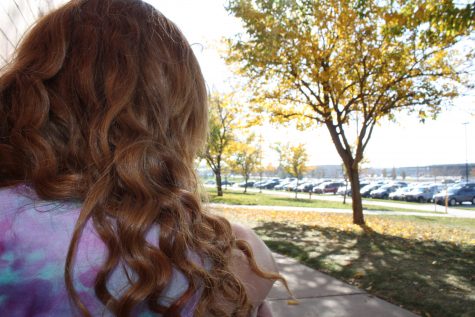 This one student from Taylorsville High School looking out at the teacher parking lot, thinking about her existential crisis.