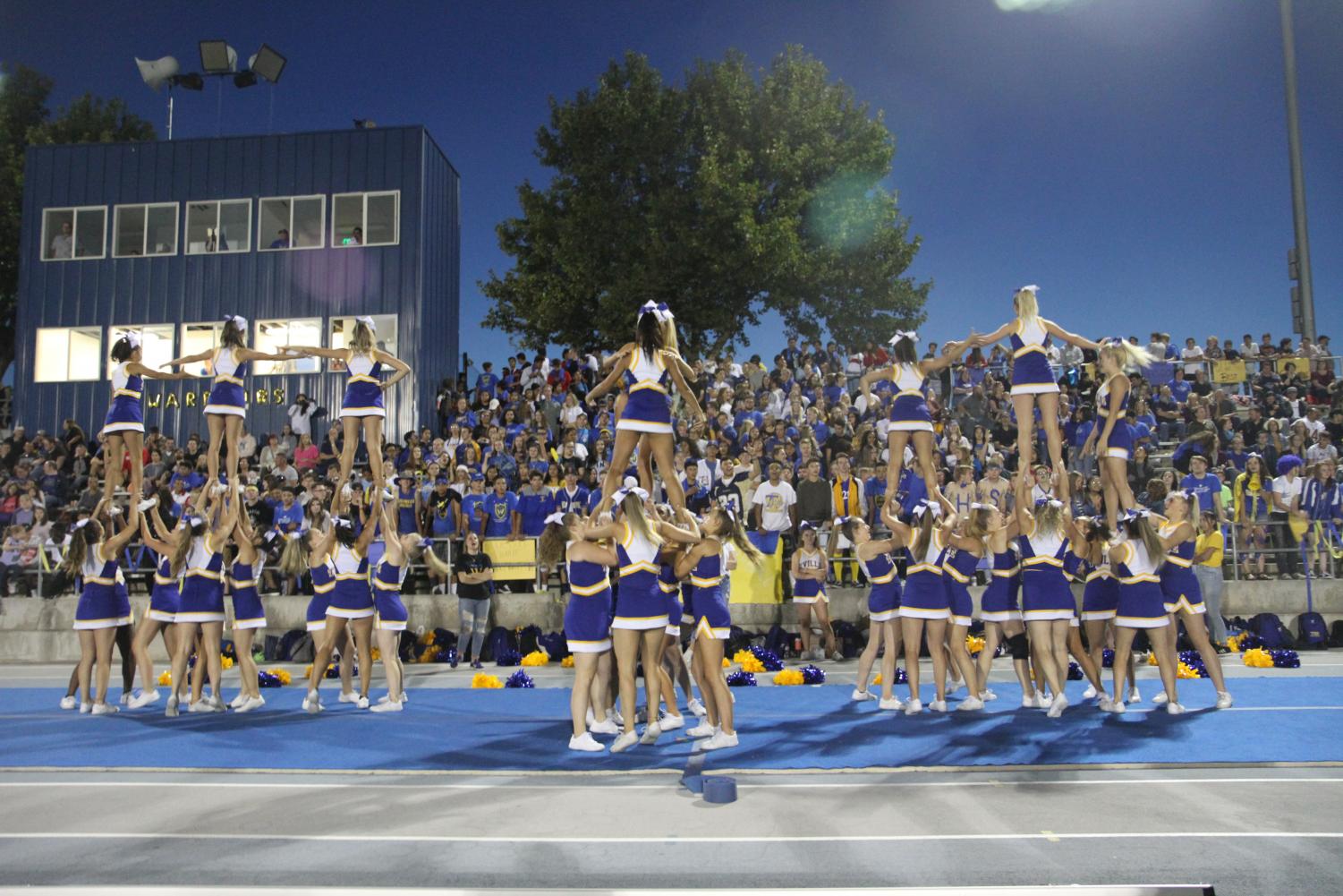 Action shot from the 2018 Homecoming football game. It is the aim of the SBOs to increase school spirit and increase attendance to school activities.