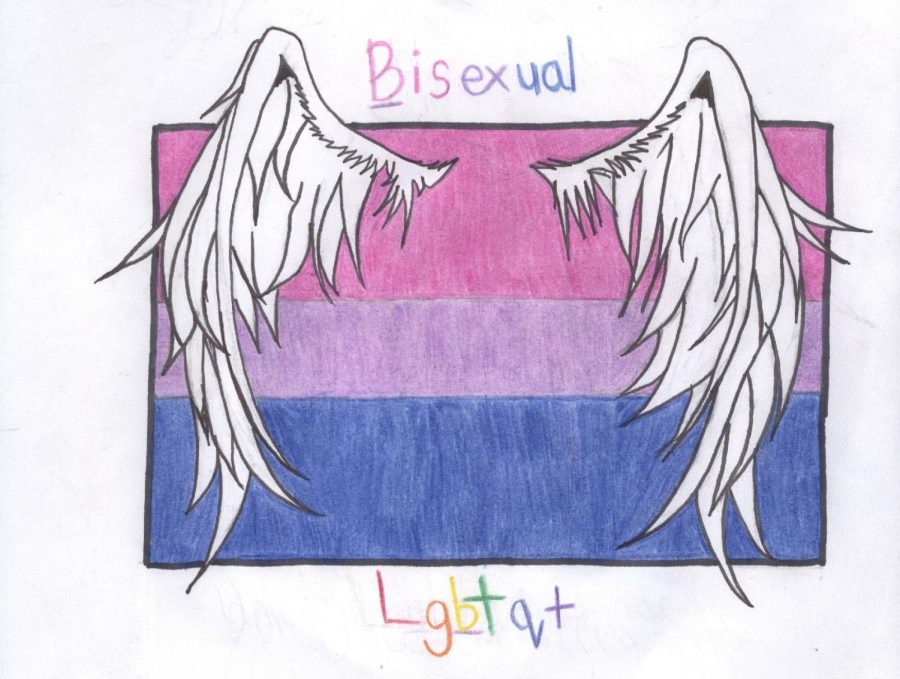 an+illustration+of+a+pair+of+wings+on+the+Bisexual+flag