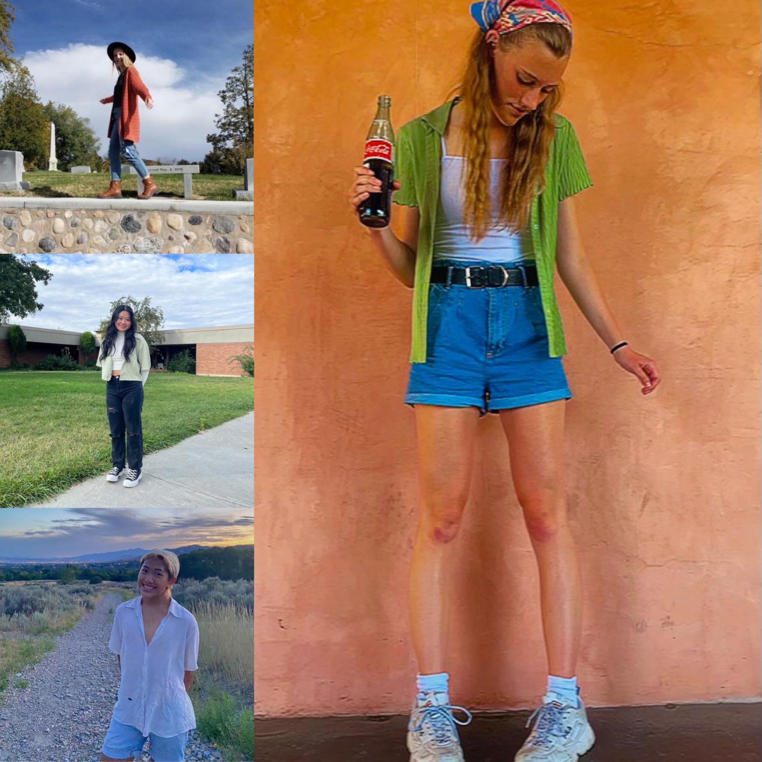 Lily Hood, Tammy Phung, Ratanak Ung, and Shaelyn Openshaw in some of their favorite outfits.
