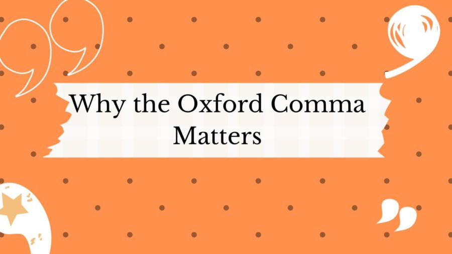 Why the Oxford Comma Matters