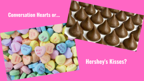 Hersheys kisses or conversation hearts?